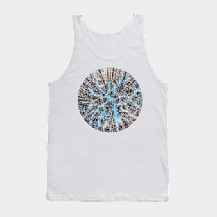 Circular Palm Trees Geometry Photography Tank Top